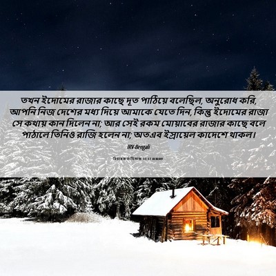 Picture 06 - বিচাৰকর্তাবিলাক 11:17 BENIRV - তখন ইদোমের রাজার - Bible Verse Picture