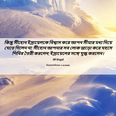 Picture 06 - বিচাৰকর্তাবিলাক 11:20 BENIRV - কিন্তু সীহোন - Bible Verse Picture