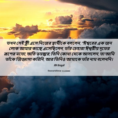 Picture 06 - বিচাৰকর্তাবিলাক 13:6 BENIRV - তখন সেই স্ত্রী এসে - Bible Verse Picture
