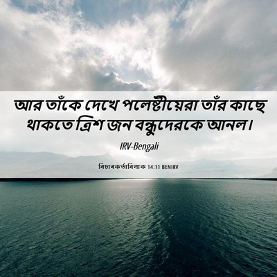 Picture 06 - বিচাৰকর্তাবিলাক 14:11 BENIRV - আর তাঁকে দেখে - Bible Verse Picture
