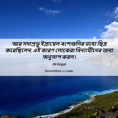 Picture 06 - বিচাৰকর্তাবিলাক 21:15 BENIRV - আর সদাপ্রভু - Bible Verse Picture