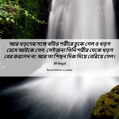 Picture 06 - বিচাৰকর্তাবিলাক 3:22 BENIRV - আর খড়গের সঙ্গে - Bible Verse Picture