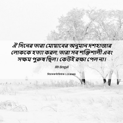 Picture 06 - বিচাৰকর্তাবিলাক 3:29 BENIRV - ঐ দিনের তারা - Bible Verse Picture