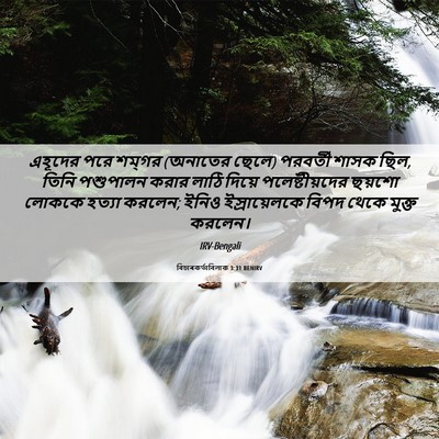 Picture 06 - বিচাৰকর্তাবিলাক 3:31 BENIRV - এহূদের পরে শম্‌গর - Bible Verse Picture