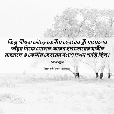 Picture 06 - বিচাৰকর্তাবিলাক 4:17 BENIRV - কিন্তু সীষরা - Bible Verse Picture