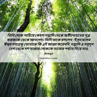 Picture 06 - বিচাৰকর্তাবিলাক 4:6 BENIRV - তিনি লোক পাঠিয়ে - Bible Verse Picture