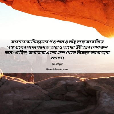 Picture 06 - বিচাৰকর্তাবিলাক 6:5 BENIRV - কারণ তারা নিজেদের - Bible Verse Picture