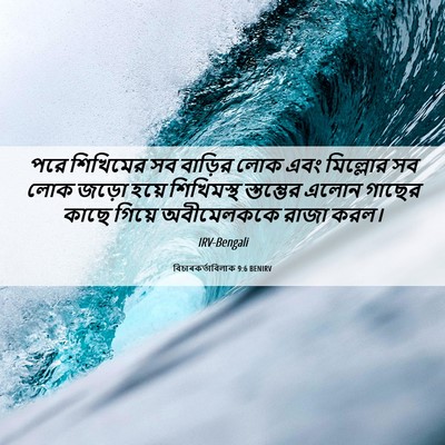 Picture 06 - বিচাৰকর্তাবিলাক 9:6 BENIRV - পরে শিখিমের সব - Bible Verse Picture