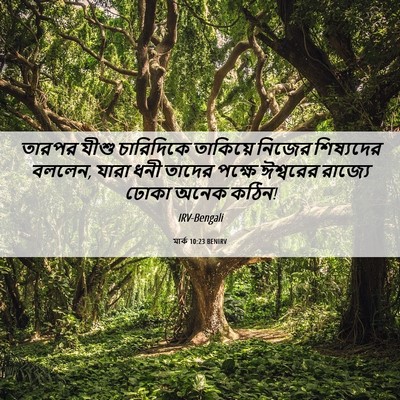 Picture 06 - মার্ক 10:23 BENIRV - তারপর যীশু - Bible Verse Picture