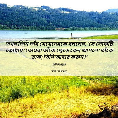 Picture 06 - যাত্ৰা 2:20 BENIRV - তখন তিনি তাঁর - Bible Verse Picture