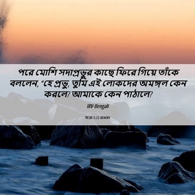 Picture 06 - যাত্ৰা 5:22 BENIRV - পরে মোশি - Bible Verse Picture