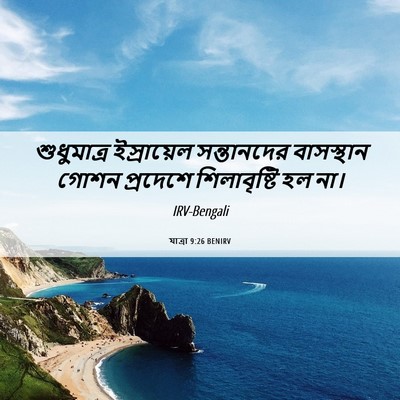 Picture 06 - যাত্ৰা 9:26 BENIRV - শুধুমাত্র - Bible Verse Picture