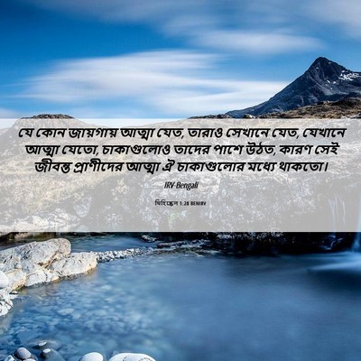 Picture 06 - যিহিষ্কেল 1:20 BENIRV - যে কোন জায়গায় - Bible Verse Picture