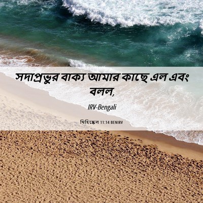 Picture 06 - যিহিষ্কেল 11:14 BENIRV - সদাপ্রভুর বাক্য - Bible Verse Picture