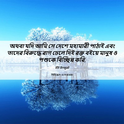 Picture 06 - যিহিষ্কেল 14:19 BENIRV - অথবা যদি আমি সে - Bible Verse Picture