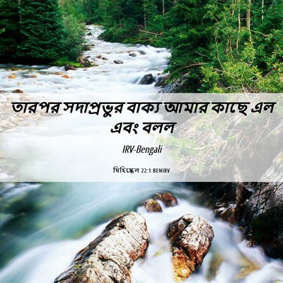Picture 06 - যিহিষ্কেল 22:1 BENIRV - তারপর সদাপ্রভুর - Bible Verse Picture