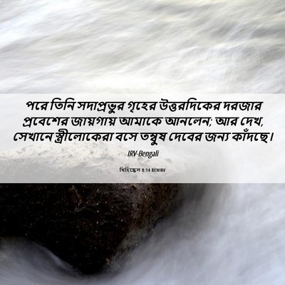 Picture 06 - যিহিষ্কেল 8:14 BENIRV - পরে তিনি - Bible Verse Picture