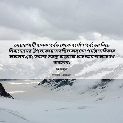 Picture 06 - যিহোচূৱা 11:17 BENIRV - সেয়ারগামী হালক - Bible Verse Picture