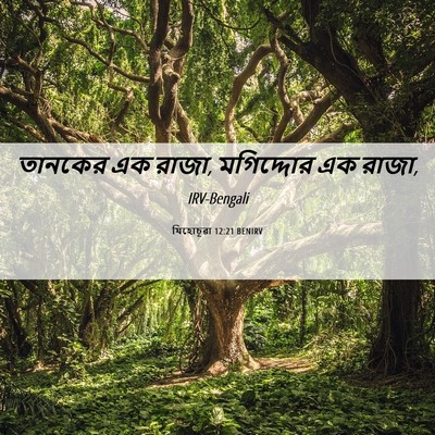 Picture 06 - যিহোচূৱা 12:21 BENIRV - তানকের এক রাজা, - Bible Verse Picture