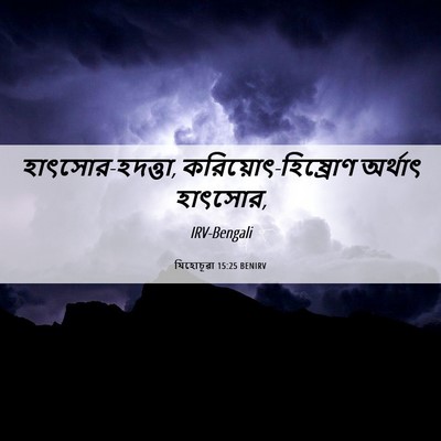 Picture 06 - যিহোচূৱা 15:25 BENIRV - হাৎসোর-হদত্তা, - Bible Verse Picture