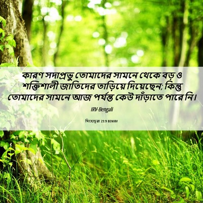 Picture 06 - যিহোচূৱা 23:9 BENIRV - কারণ সদাপ্রভু - Bible Verse Picture