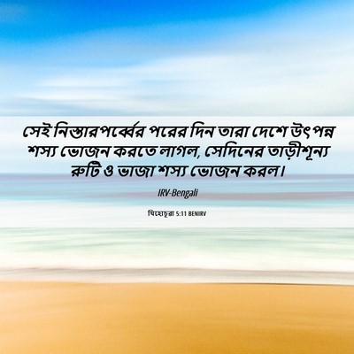 Picture 06 - যিহোচূৱা 5:11 BENIRV - সেই - Bible Verse Picture