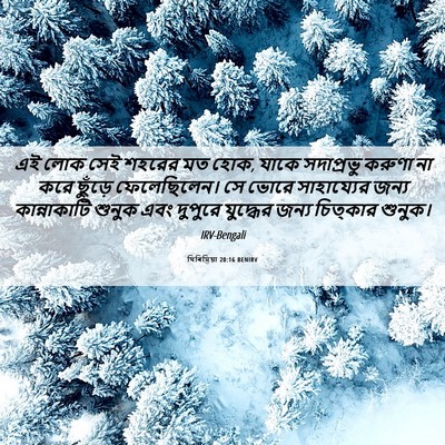 Picture 06 - যিৰিমিয়া 20:16 BENIRV - এই লোক সেই শহরের মত - Bible Verse Picture