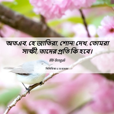 Picture 06 - যিৰিমিয়া 6:18 BENIRV - অতএব, হে জাতিরা, - Bible Verse Picture