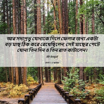 Picture 06 - যোনা 1:17 BENIRV - আর সদাপ্রভু - Bible Verse Picture