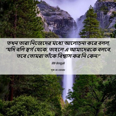 Picture 06 - লূক 20:5 BENIRV - তখন তারা নিজেদের - Bible Verse Picture