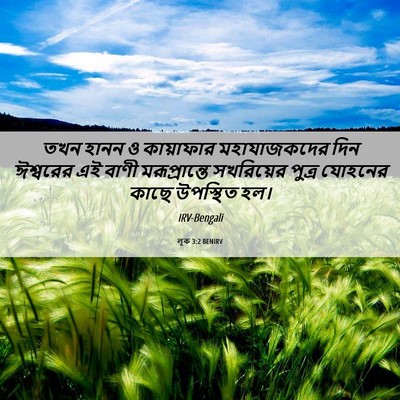 Picture 06 - লূক 3:2 BENIRV - তখন হানন ও - Bible Verse Picture