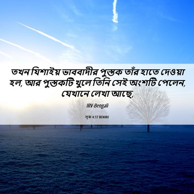 Picture 06 - লূক 4:17 BENIRV - তখন যিশাইয় - Bible Verse Picture