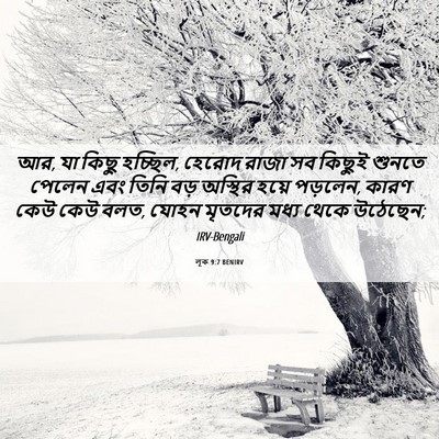 Picture 06 - লূক 9:7 BENIRV - আর, যা কিছু হচ্ছিল, - Bible Verse Picture
