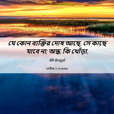 Picture 06 - লেবীয়া 21:18 BENIRV - যে কোন ব্যক্তির - Bible Verse Picture