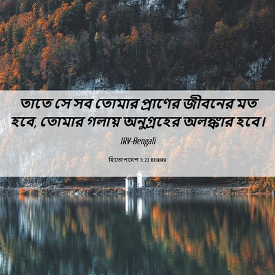 Picture 06 - হিতোপদেশ 3:22 BENIRV - তাতে সে সব তোমার - Bible Verse Picture