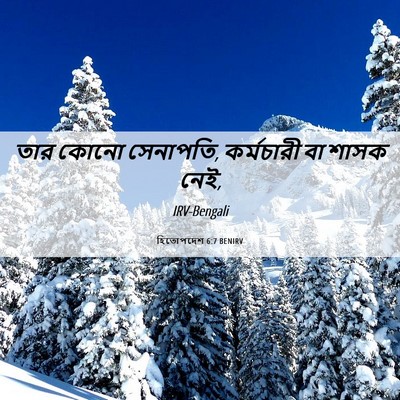 Picture 06 - হিতোপদেশ 6:7 BENIRV - তার কোনো সেনাপতি, - Bible Verse Picture