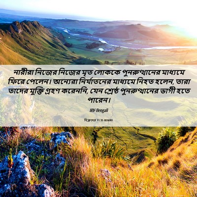 Picture 06 - হিব্রুদের 11:35 BENIRV - নারীরা নিজের - Bible Verse Picture
