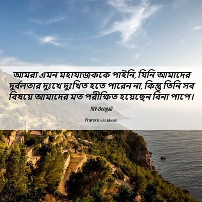 Picture 06 - হিব্রুদের 4:15 BENIRV - আমরা এমন - Bible Verse Picture