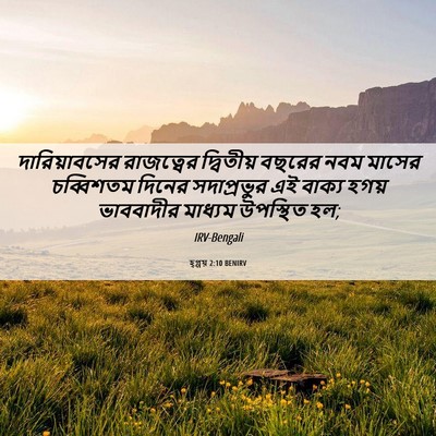 Picture 06 - হ্গ্গয় 2:10 BENIRV - দারিয়াবসের - Bible Verse Picture