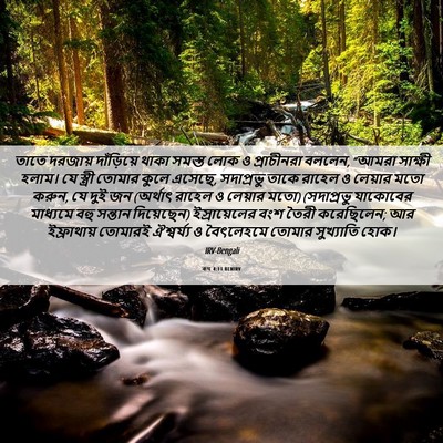Picture 06 - ৰূথ 4:11 BENIRV - তাতে দরজায় - Bible Verse Picture