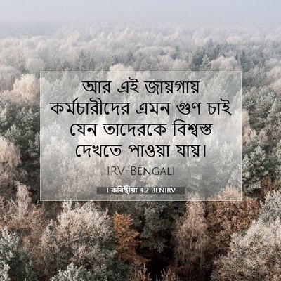Picture 07 - 1 কৰিন্থীয়া 4:2 BENIRV - আর এই জায়গায় - Bible Verse Picture