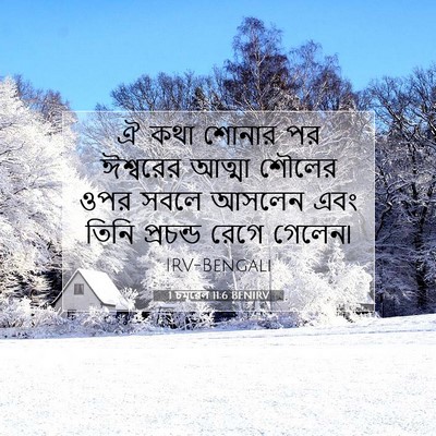 Picture 07 - 1 চমূৱেল 11:6 BENIRV - ঐ কথা শোনার পর - Bible Verse Picture