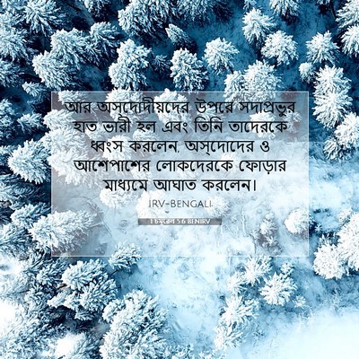 Picture 07 - 1 চমূৱেল 5:6 BENIRV - আর অস্‌দোদীয়দের - Bible Verse Picture