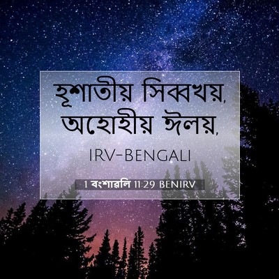 Picture 07 - 1 বংশাৱলি 11:29 BENIRV - হূশাতীয় - Bible Verse Picture