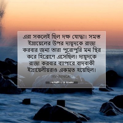 Picture 07 - 1 বংশাৱলি 12:38 BENIRV - এরা সকলেই ছিল দক্ষ - Bible Verse Picture