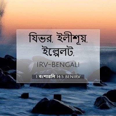 Picture 07 - 1 বংশাৱলি 14:5 BENIRV - যিভর, ইলীশূয়, - Bible Verse Picture