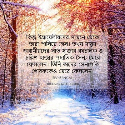Picture 07 - 1 বংশাৱলি 19:18 BENIRV - কিন্তু - Bible Verse Picture