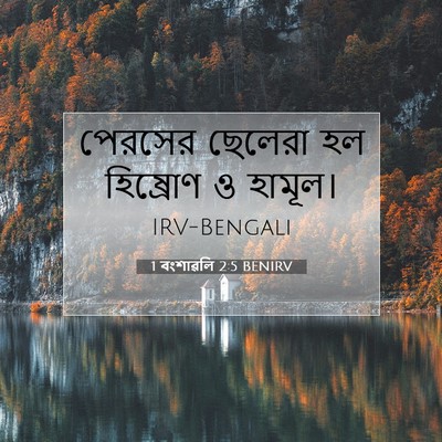 Picture 07 - 1 বংশাৱলি 2:5 BENIRV - পেরসের ছেলেরা হল - Bible Verse Picture