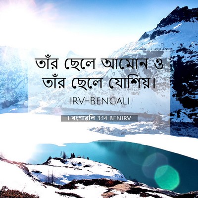 Picture 07 - 1 বংশাৱলি 3:14 BENIRV - তাঁর ছেলে আমোন ও - Bible Verse Picture