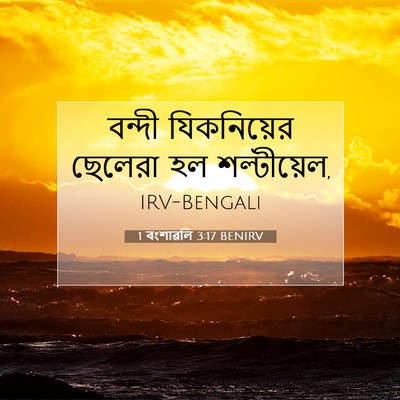 Picture 07 - 1 বংশাৱলি 3:17 BENIRV - বন্দী যিকনিয়ের - Bible Verse Picture